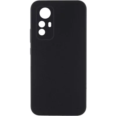 Чохол TPU GETMAN Liquid Silk Full Camera для Xiaomi Redmi Note 12S Чорний / Black