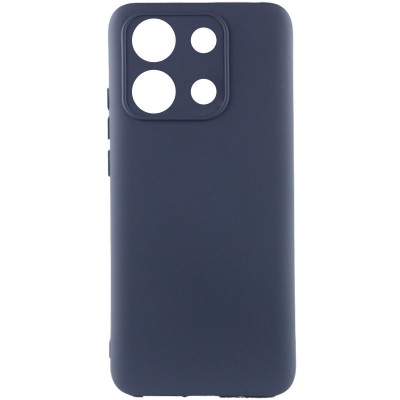 Чохол TPU GETMAN Liquid Silk Full Camera для Xiaomi Redmi Note 13 4G Синій / Midnight Blue