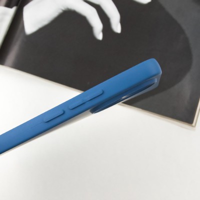 Чохол TPU GETMAN Liquid Silk Full Camera для Xiaomi Redmi Note 13 4G Синій / Navy Blue