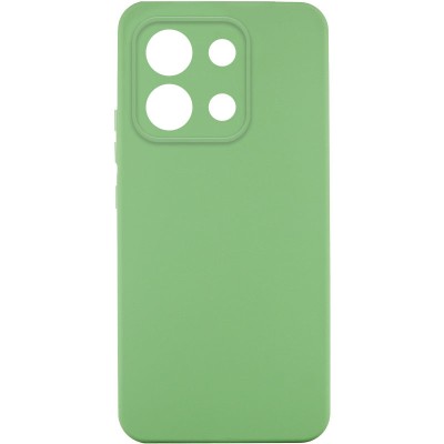 Чохол TPU GETMAN Liquid Silk Full Camera для Xiaomi Redmi Note 13 Pro 4G Зелений / Pistachio