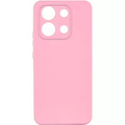 Чохол TPU GETMAN Liquid Silk Full Camera для Xiaomi Redmi Note 13 Pro 4G Рожевий / Pink