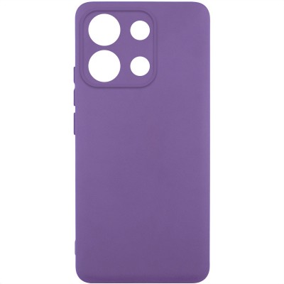Чохол TPU GETMAN Liquid Silk Full Camera для Xiaomi Redmi Note 13 Pro 4G Фіолетовий / Amethyst