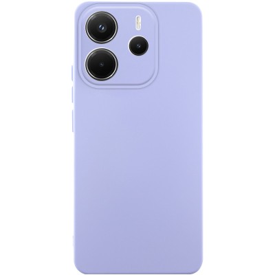Чохол TPU GETMAN Liquid Silk Full Camera для Xiaomi Redmi Note 14 4G (Int. version) Бузковий / Dasheen