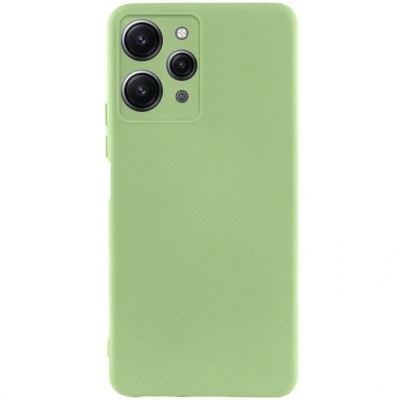Чохол TPU GETMAN Liquid Silk Full Camera для Xiaomi Redmi Note 14 4G (Int. version) Зелений / Pistachio