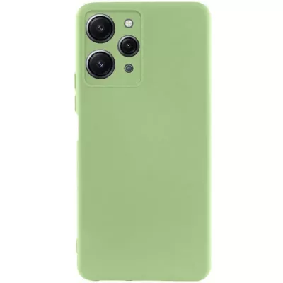 Чохол TPU GETMAN Liquid Silk Full Camera для Xiaomi Redmi Note 14 4G (Int. version) Зелений / Pistachio