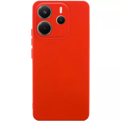 Чохол TPU GETMAN Liquid Silk Full Camera для Xiaomi Redmi Note 14 4G (Int. version) Червоний / Red