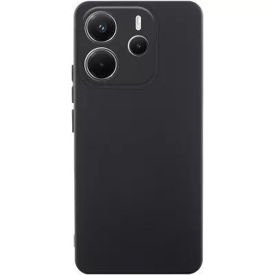 Чохол TPU GETMAN Liquid Silk Full Camera для Xiaomi Redmi Note 14 4G (Int. version) Чорний / Black
