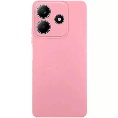 Чохол TPU GETMAN Liquid Silk Full Camera для Xiaomi Redmi Note 14 5G Рожевий / Pink