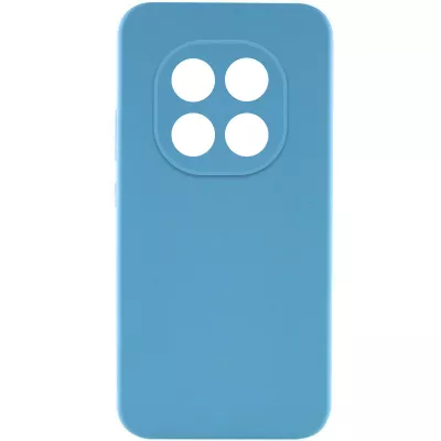 Чохол TPU GETMAN Liquid Silk Full Camera для Xiaomi Redmi Note 14 Pro 5G Блакитний / Blue