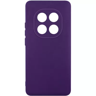 Чохол TPU GETMAN Liquid Silk Full Camera для Xiaomi Redmi Note 14 Pro 5G Темно фіолетовий / Dark Purple