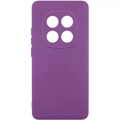 Чохол TPU GETMAN Liquid Silk Full Camera для Xiaomi Redmi Note 14 Pro 5G Фіолетовий / Grape