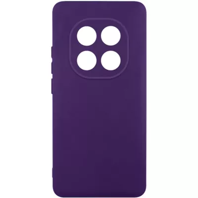 Чохол TPU GETMAN Liquid Silk Full Camera для Xiaomi Redmi Note 14 Pro+ 5G Темно фіолетовий / Dark Purple