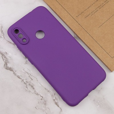 Чохол TPU GETMAN Liquid Silk Full Camera для Xiaomi Redmi Note 5 Pro / Note 5 (AI Dual Camera) Фіолетовий / Purple