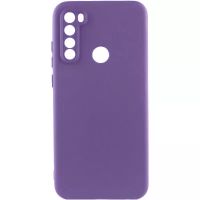 Чохол TPU GETMAN Liquid Silk Full Camera для Xiaomi Redmi Note 8T Фіолетовий / Amethyst