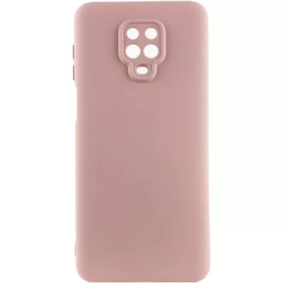 Чохол TPU GETMAN Liquid Silk Full Camera для Xiaomi Redmi Note 9s / Note 9 Pro / Note 9 Pro Max Рожевий / Pink Sand