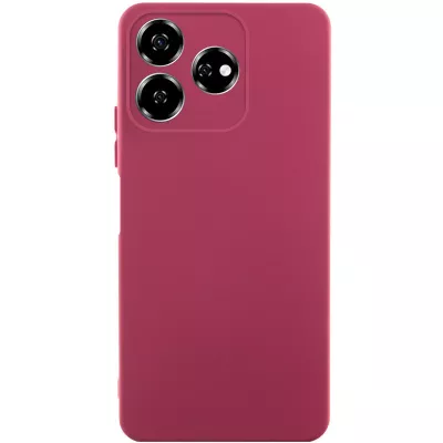 Чохол TPU GETMAN Liquid Silk Full Camera для ZTE Nubia V60 Бордовий / Marsala