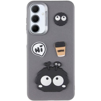 Чохол TPU Leather Toys для Samsung Galaxy A15 4G/5G / M15 5G Monster / Grey