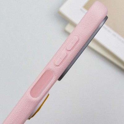 Чохол TPU Leather Toys для Samsung Galaxy A16 4G/5G Coffee / Pink