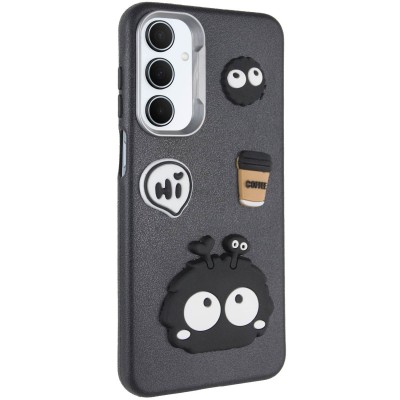 Чохол TPU Leather Toys для Samsung Galaxy A25 5G Monster / Black