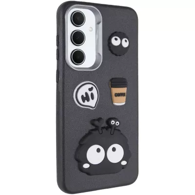 Чохол TPU Leather Toys для Samsung Galaxy A36 5G / A56 5G Monster / Black