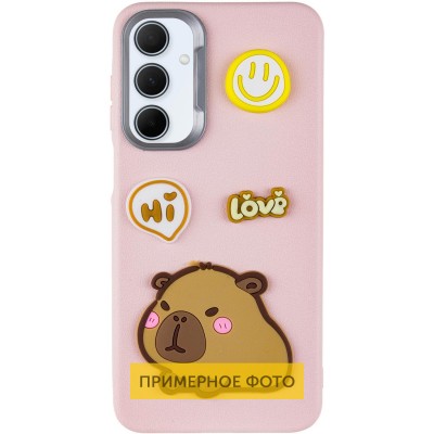 Чохол TPU Leather Toys для Xiaomi Poco X5 Pro 5G / Note 12 Pro 5G Capybara / Pink
