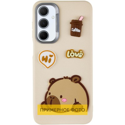 Чохол TPU Leather Toys для Xiaomi Poco X6 / Note 13 Pro 5G Capybara / Sand