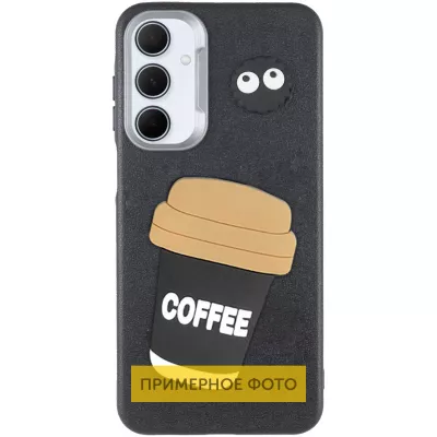 Чохол TPU Leather Toys для Xiaomi Redmi 14C / Redmi A4 / Poco C75 Coffee / Black