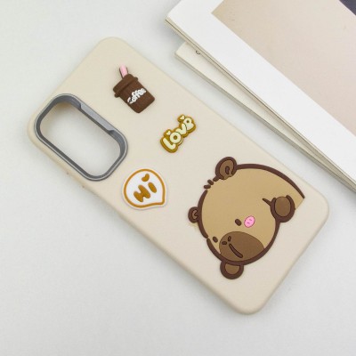Чохол TPU Leather Toys для Xiaomi Redmi Note 11 Pro 4G/5G / 12 Pro 4G Capybara / Sand