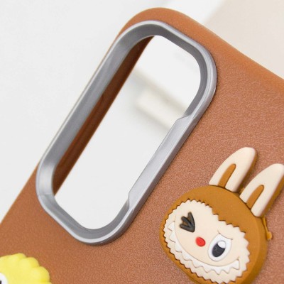 Чохол TPU Leather Toys для Xiaomi Redmi Note 11 Pro 4G/5G / 12 Pro 4G Labubu / Brown