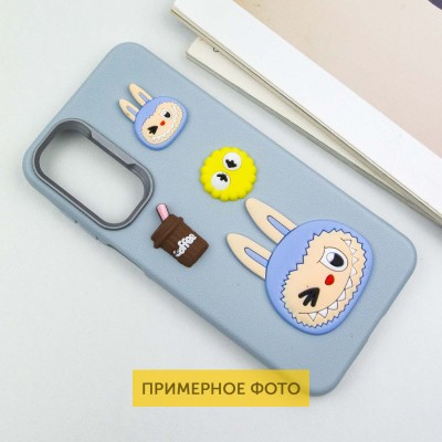 Чохол TPU Leather Toys для Xiaomi Redmi Note 12 4G Labubu / Blue