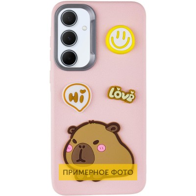 Чохол TPU Leather Toys для Xiaomi Redmi Note 13 Pro 4G / Poco M6 Pro 4G Capybara / Pink