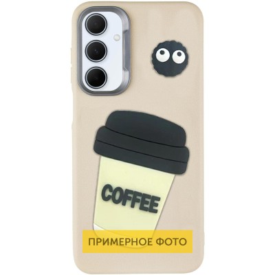 Чохол TPU Leather Toys для Xiaomi Redmi Note 13 Pro 4G / Poco M6 Pro 4G Coffee / Sand