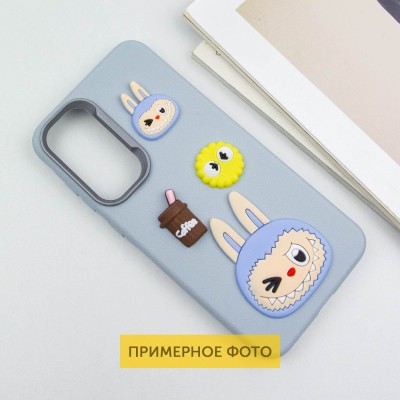 Чохол TPU Leather Toys для Xiaomi Redmi Note 13 Pro 4G / Poco M6 Pro 4G Labubu / Blue