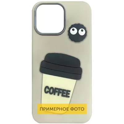 Чохол TPU Leather Toys для Xiaomi Redmi Note 14 5G Coffee / Sand