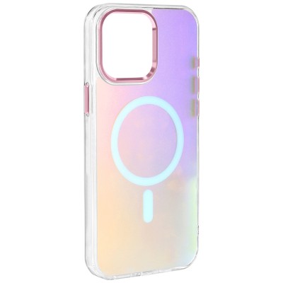 Чохол TPU Lunar Glow (MagFit) для Apple iPhone 12 Pro / 12 (6.1") Baby Pink