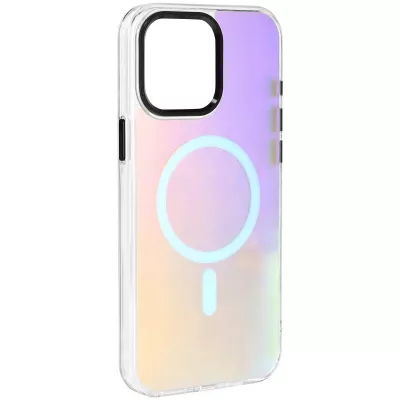 Чохол TPU Lunar Glow (MagFit) для Apple iPhone 14 Pro Max (6.7") Titanium Black