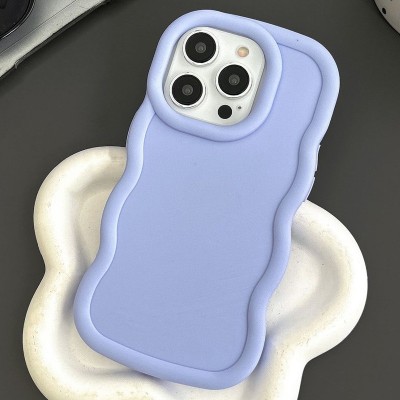 Чохол TPU Ripple для Apple iPhone 15 Pro Max (6.7") Lilac Blue