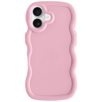 Чохол TPU Ripple для Apple iPhone 16 Plus (6.7") Pink Чохол TPU Ripple для Apple iPhone 16 Plus (6.7") Pink