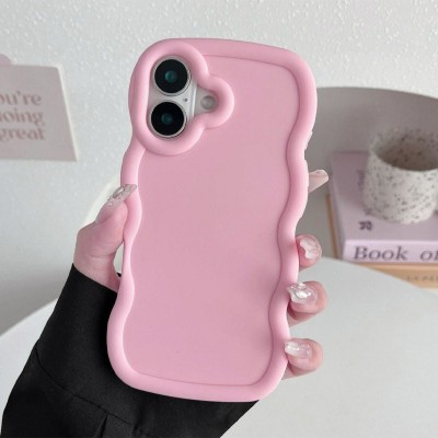 Чохол TPU Ripple для Apple iPhone 16 Plus (6.7") Pink Чохол TPU Ripple для Apple iPhone 16 Plus (6.7") Pink