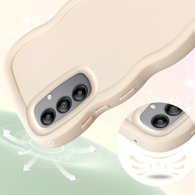 Чохол TPU Ripple для Samsung Galaxy S24 FE Antique White