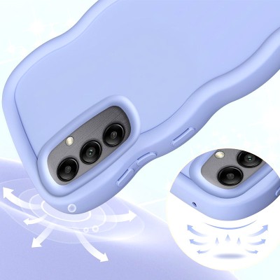 Чохол TPU Ripple для Samsung Galaxy S24 FE Lilac Blue Чохол TPU Ripple для Samsung Galaxy S24 FE Lilac Blue