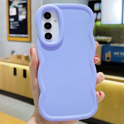 Чохол TPU Ripple для Samsung Galaxy S24 FE Lilac Blue Чохол TPU Ripple для Samsung Galaxy S24 FE Lilac Blue