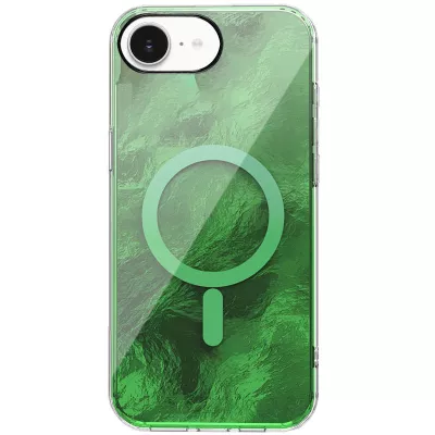 Чохол TPU Shiny Mountain (MagFit) для Apple iPhone 16e (6.1") Green