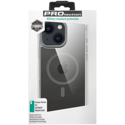 Чохол TPU Space Case Apex with MagSafe для Apple iPhone 13 / 14 / 15 (6.1") Grey