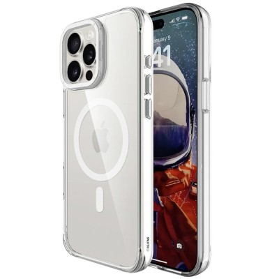 Чохол TPU Space Case Apex with MagSafe для Apple iPhone 15 Pro (6.1") Silver Чохол TPU Space Case Apex with MagSafe для Apple iPhone 15 Pro (6.1") Silver