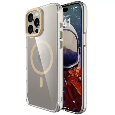 Чохол TPU Space Case Apex with MagSafe для Apple iPhone 15 Pro Max (6.7") Gold