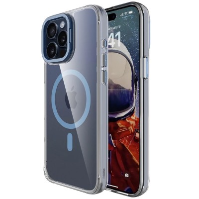 Чохол TPU Space Case Apex with MagSafe для Apple iPhone 15 Pro Max (6.7") Navy Blue