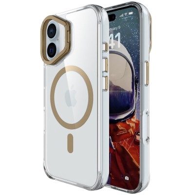 Чохол TPU Space Case Apex with MagSafe для Apple iPhone 16 (6.1") Gold Чохол TPU Space Case Apex with MagSafe для Apple iPhone 16 (6.1") Gold