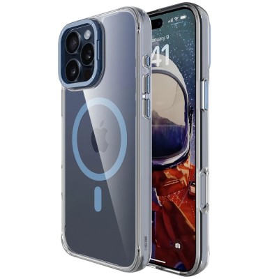 Чохол TPU Space Case Apex with MagSafe для Apple iPhone 16 Pro (6.3") Navy Blue
