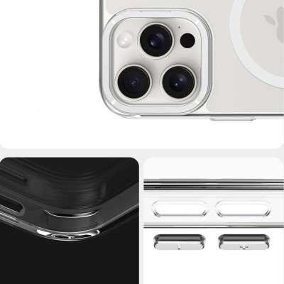 Чохол TPU Space Case Apex with MagSafe для Apple iPhone 16 Pro (6.3") Silver
